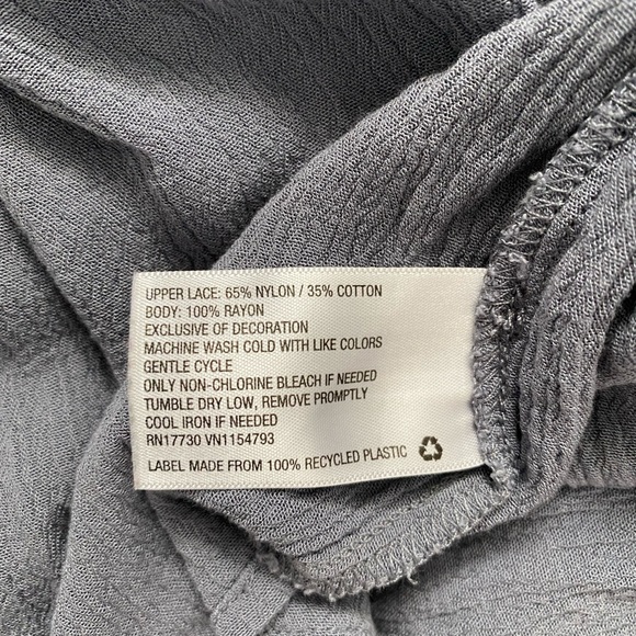 Knox Rose boho mixed print tank top, blue - Picture 6 of 7